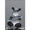 Sklenn kilov figurka panda