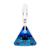 pvek ze SWAROVSKI ELEMENTS triangl  12mm crystal bermuda blue