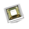 prsten ze SWAROVSKI ELEMENTS guad 14mm v barv gold.shadow c.v.si plastov box