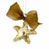 ornament se SWAROVSKI ELEMENTS mosk hvzda 40mm v barv golden shadow