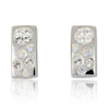 earring with SWAROVSKI ELEMENTS rectangle parts 11mm crys./ab Ag 925/1000 gift box