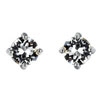 earring with SWAROVSKI ELEMENTS chaton 5mm crystal Ag 925/1000 gift box