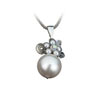 pvek ze SWAROVSKI ELEMENTS mix perle+perla 14mm white etzek Ag 925/1000