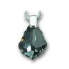 pvsek ze SWAROVSKI ELEMENTS pendle 22mm crystal black diamond Ag 925/1000 etzek