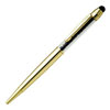 Kulikov pero v barv zlat ze SWAROVSKI ELEMENTS kamnky v barv jet