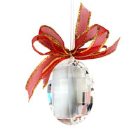 Ornament se SWAROVSKI ELEMENTS matrix 50mmv barv crystal